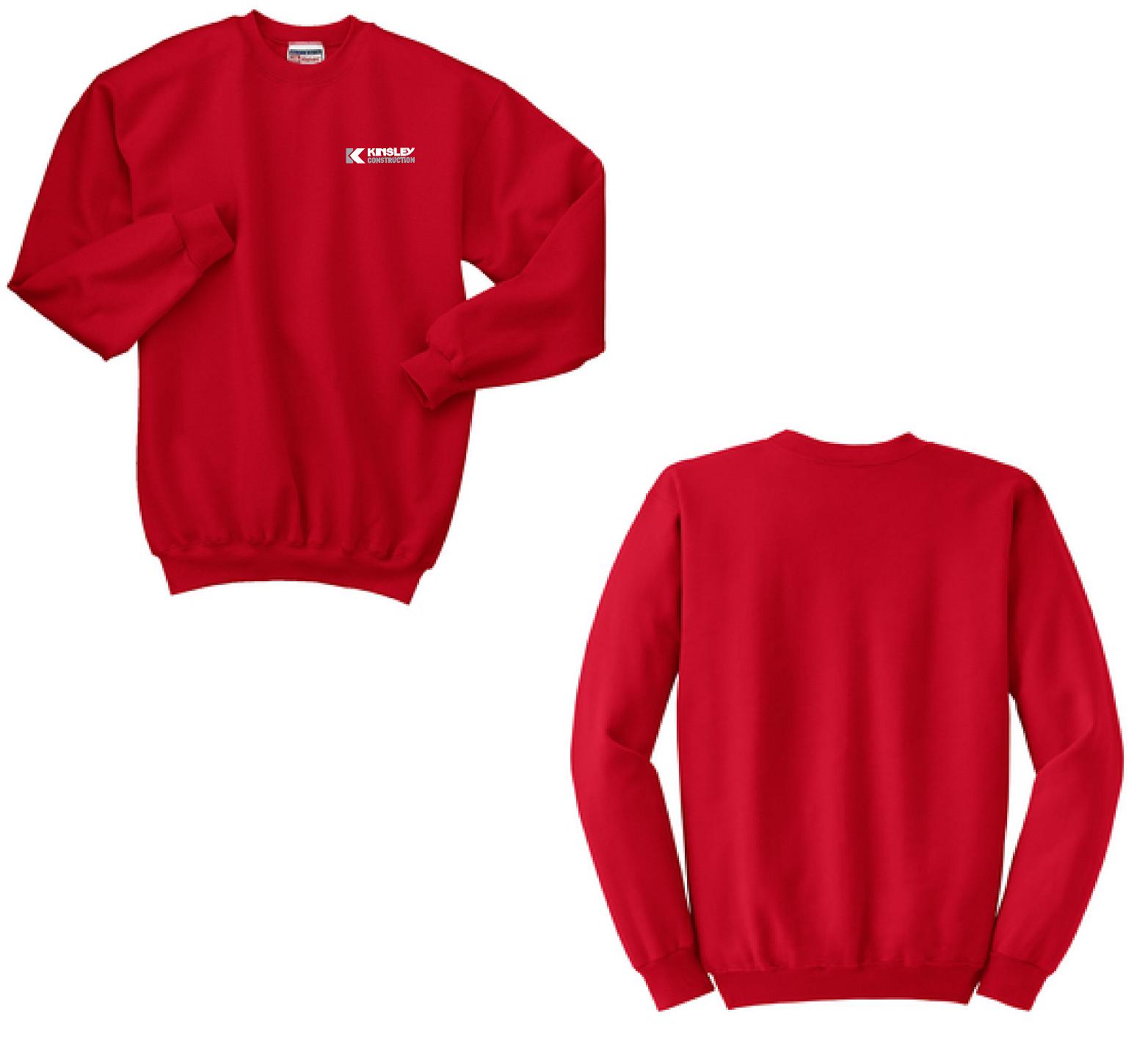 Hanes Ultimate Cotton Crewneck Sweatshirt 29 32 Points F260   Red 4 